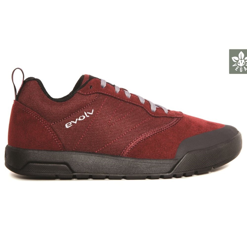 Evolv Women's Rebel Approach Shoe Vegan Merlot/NIB/US 7